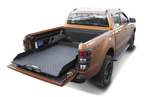 Ladeflächenauszug Aluminium für Ford Ranger und Ranger Raptor