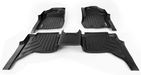 PRO Fußmatten Set Vordere und hintere Reihe für Ford Ranger Doppelkabine ab Modelljahr 2023