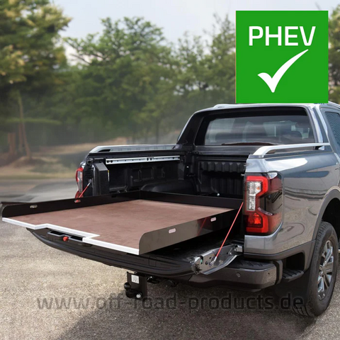 Ladeflächenauszug "Heavy Duty" für Ford Ranger Plug-In-Hybrid ab Modelljahr 2023