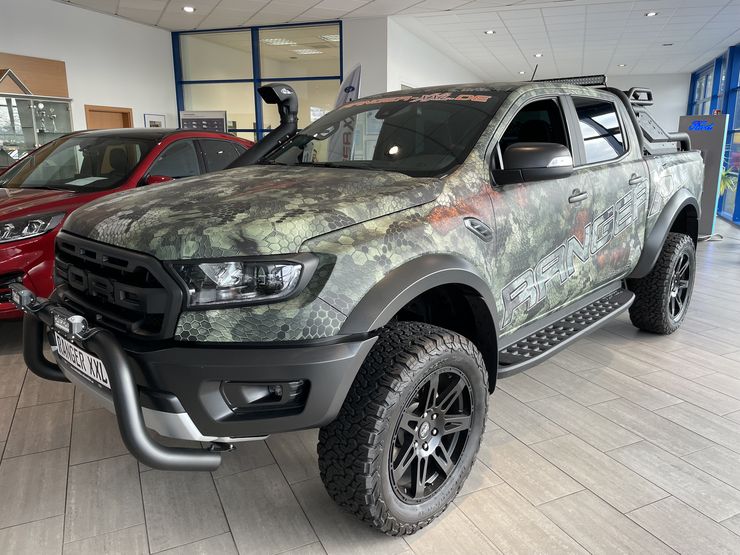 Ford Raptor Camouflage Custom Printed Graphics For The Bed Of Your