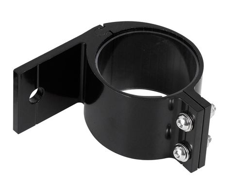 Rohrschelle Aluminium 60mm, rund in schwarz für Scheinwerfer Ford Ranger und Ranger Raptor