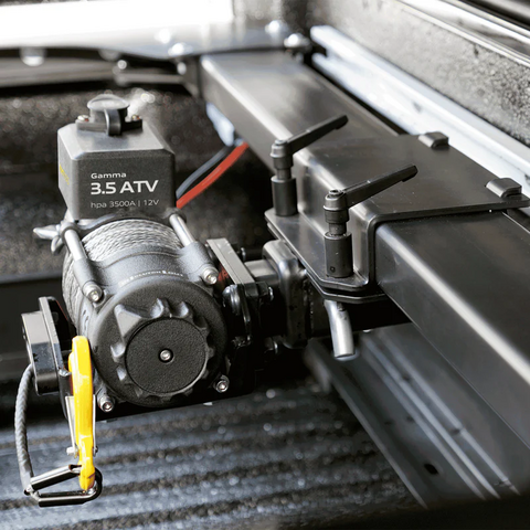 Heckwindensystem "Pick-Up Between" inkl. Seilwinde mit Kunststoffseil für Ford Ranger Plug-In-Hybrid ab Modelljahr 2023