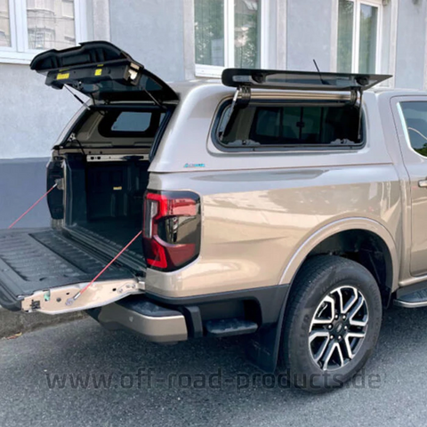 Hardtop Aeroklas Dual Windows für Ford Ranger Modelle ab 2023