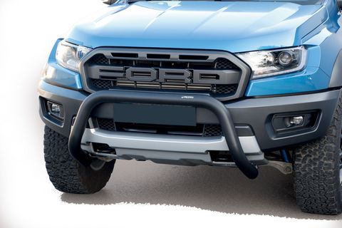 Frontschutzbügel schwarz 76mm, oval, für Ford Ranger Raptor ab Modelljahr 2019