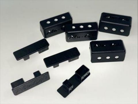 Alu-Cab Füße für Querträger 40mm in Schwarz (4 Stk)