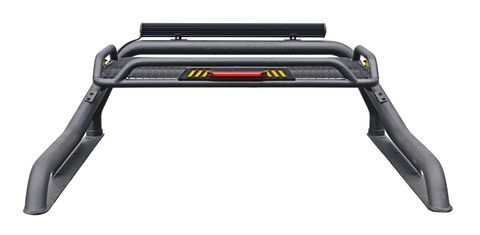 Überrollbügel schwarz 76mm mit Gepäckkorb für Ford Ranger mit Modelljahr 2012-2018