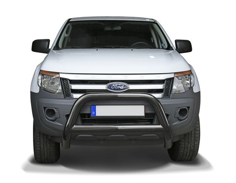 Frontschutzbügel schwarz 89mm, oval für Ford Ranger mit Modelljahr 2012-2015