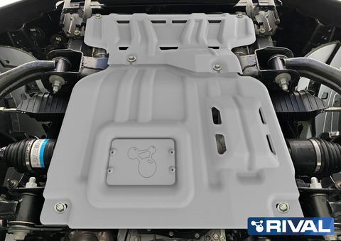 Unterfahrschutz 5-teilig Aluminium 4mm für Ford Ranger Modelle ab 2023