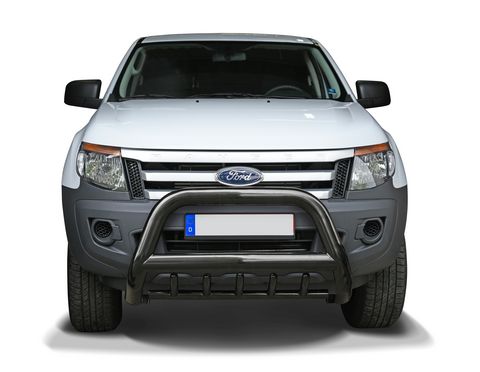 Frontschutzbügel mit Unterfahrschutz 89mm, schwarz für Ford Ranger mit Modelljahr 2012-2015