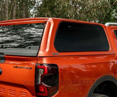 Hardtop Aeroklas Ausstellseitenfenster für Ford Ranger Doppelkabine Modelle ab Modelljahr 2023