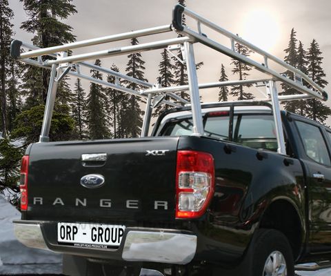 Alurack Dachträger Professional für Ford Ranger Doppelkabine und Extrakabine mit Modelljahr 2012 und ab Modelljahr 2016 und 2019