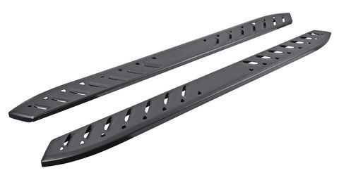 Trittbretter im "Shark Design" 2-teiliges Set, schwarz für Ford Ranger Doppelkabine mit Modelljahr 2012-2018